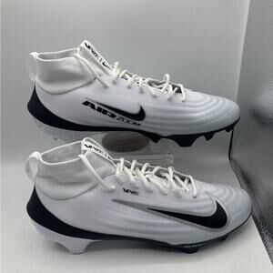 Nike Zoom Air Vapor Pro 1 White/Black Football Cleats IB2495-105 Size 14.5